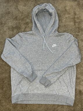 Nike Grey Women’s Hooded Sweatshirt Size Large L - Excellent Cond. 💗